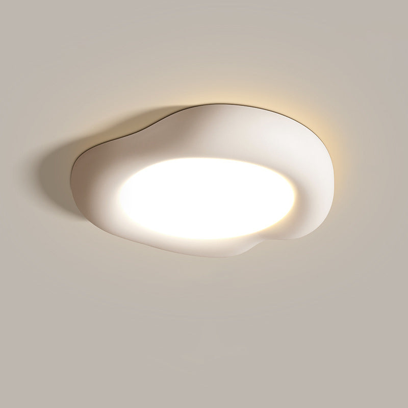 Modern Minimalist Apple Shape Solid Color LED Flush Mount Ceiling Light