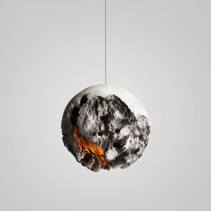 Industrial Style Creative Foam Planet 1-Light Pendant Light