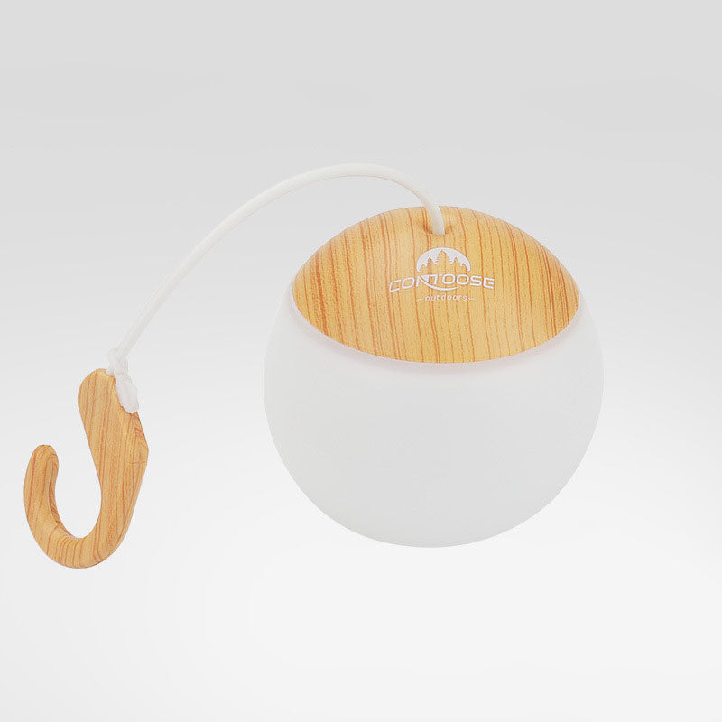 Modernes, minimalistisches, aufhängbares USB-aufladbares Outdoor-LED-Campingzeltlicht 