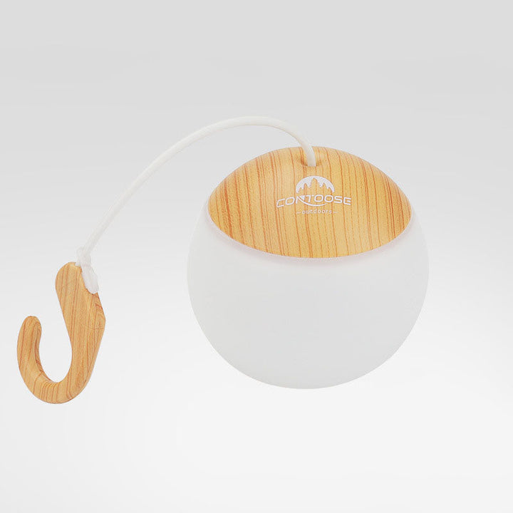 Modernes, minimalistisches, aufhängbares USB-aufladbares Outdoor-LED-Campingzeltlicht 