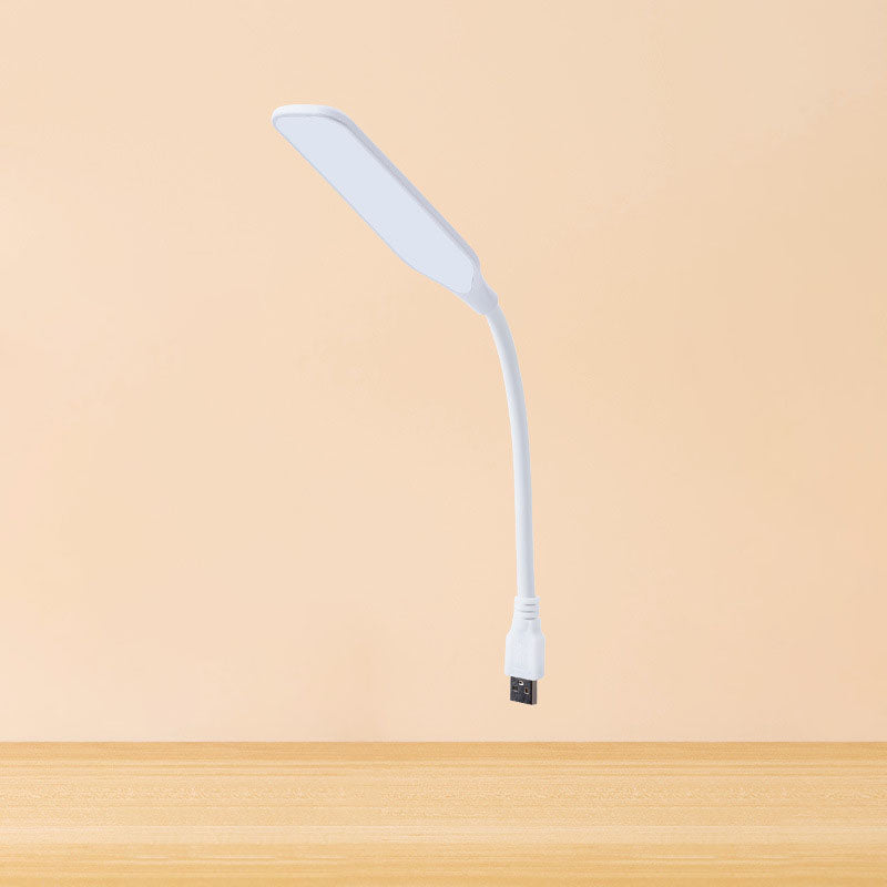 Moderne, einfarbige, faltbare Augenschutz-USB-wiederaufladbare LED-Tischlampe 
