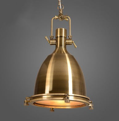 Retro Industrial 1-Light LED Wrought Iron Pendant Light