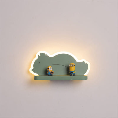 Kindliche kreative LED-Wandleuchte mit Cartoon-Muster 