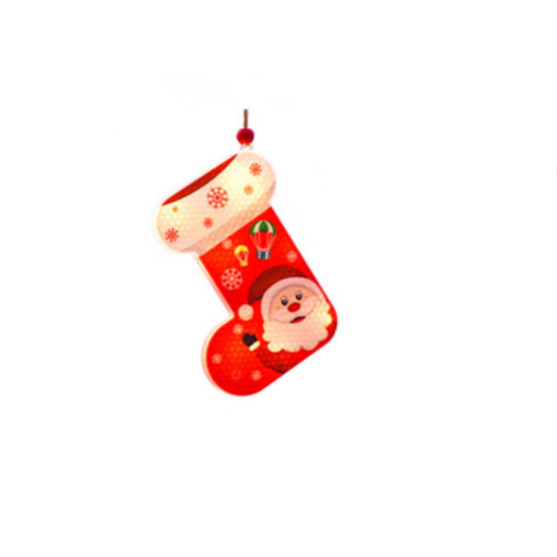 Lumières suspendues peintes en plastique LED décoratives de Noël 