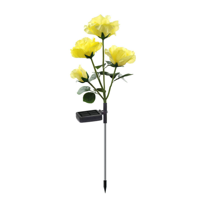Solar Rose LED Outdoor Rasen Dekorative Bodensteckerleuchte 