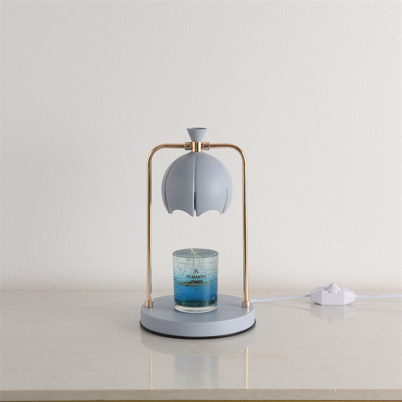 Modern Orchid Metal Aromatherapy Melting Wax 1-Light Table Lamp