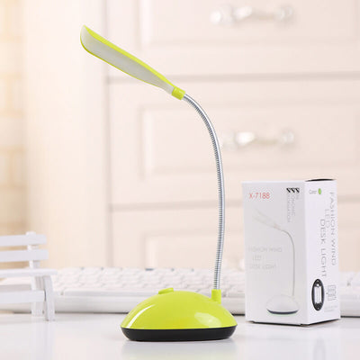 Creative Mini Macaron Plastic LED Folding Eye Care Battery Desk Lamp