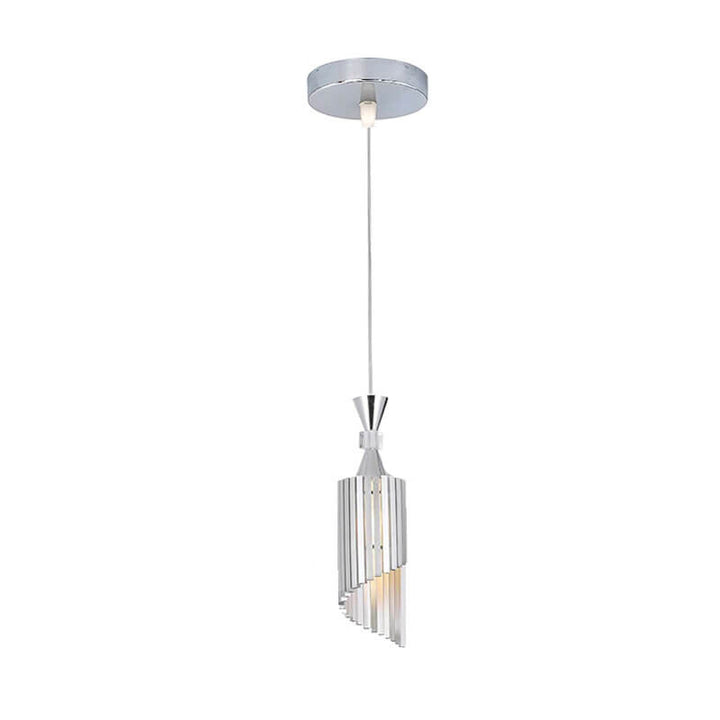 Nordisches Licht Luxus Minimalistisches Einfarbiges Aluminium 1-Licht Pendelleuchte 