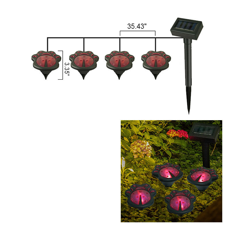 Modern Creativity Decorative Solar Outdoor Lawn LED Garden Ground Insert Landscape Light