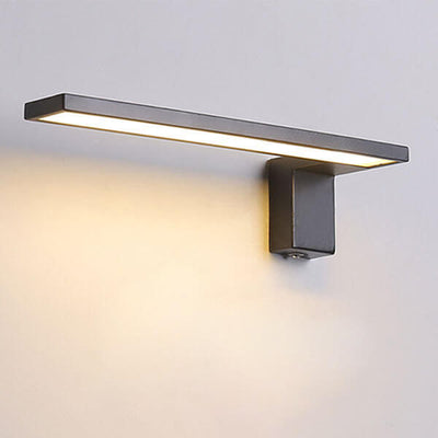 Moderne, minimalistische, einfarbige LED-Wandleuchte