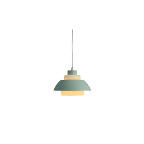 Nordic Macaron Multilayer Design Dome 1-Light Pendant Light