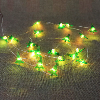 Christmas Elk Snowman Decoration LED Copper Wire String Lights