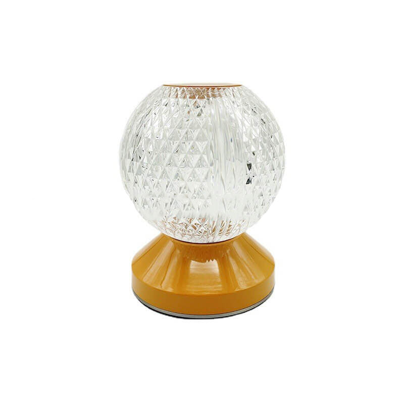 Modern Acrylic Tricolor Light Spherical Night Light LED Table Lamp