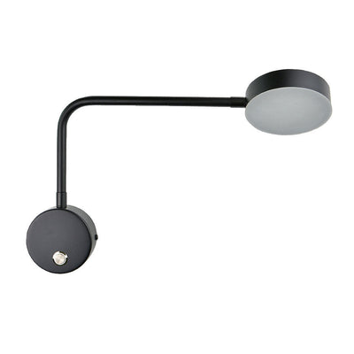 Modern Minimalist Solid Color with Switch Rotatable LED Wall Sconce Lamp