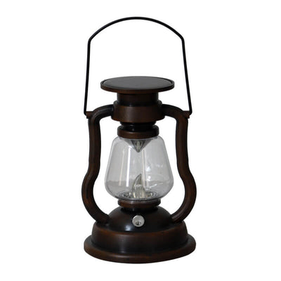 Solar Retro Kerosinlampe Pferdelampe LED Außen Garten Terrasse Dekoration Tragbares Flammenkerzenlicht 
