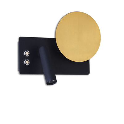 Modern Simplicity Square Round LED Touch drehbare LED-Lesewandleuchte
