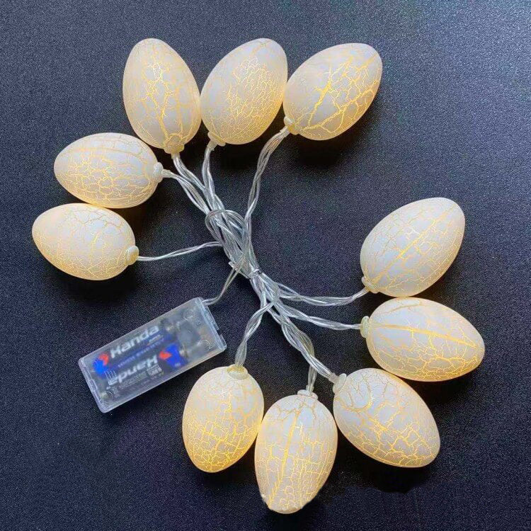 Osterei-String-LED Mehrfarbige Riss-Ei-Dekorative Lichterkette 