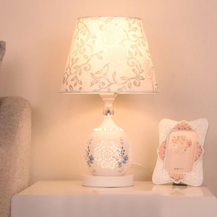 Lampe de Table en Céramique Style Européen Moderne à 1 Lumière 