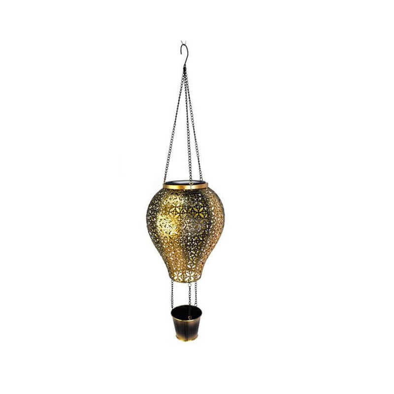 Solarballon-hohles Eisen-Licht LED im Freien wasserdichtes dekoratives Licht 