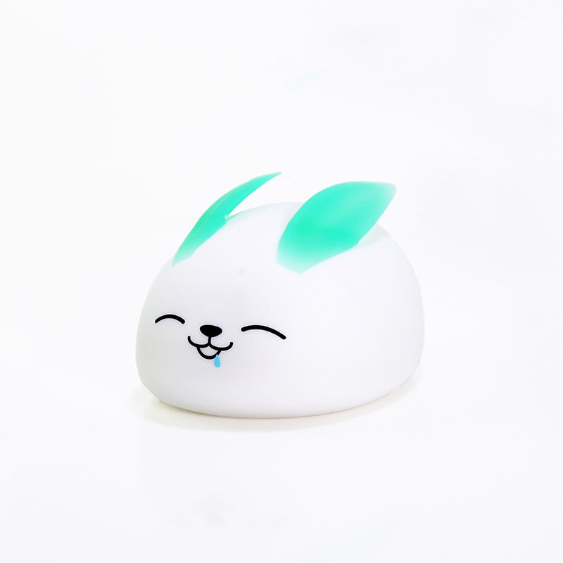 Modern Creative Rabbit Silicone LED Night Light Table Lamp