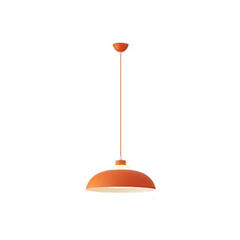 Modern Solid Color Macaron Acrylic Aluminum 1-Light Pendant Light
