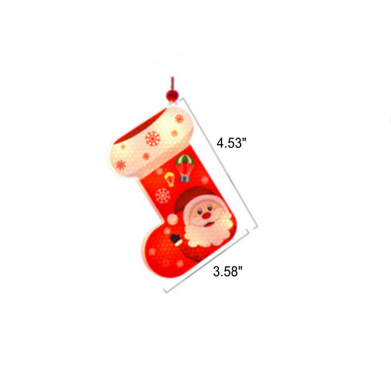 Lumières suspendues peintes en plastique LED décoratives de Noël 