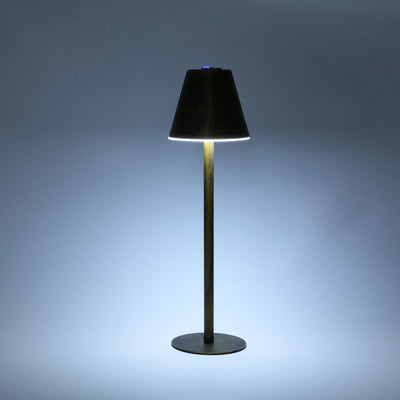 Moderne, minimalistische, einfarbige Pilz-Hardware-Kunststoff-wiederaufladbare LED-Nachtlicht-Tischlampe 