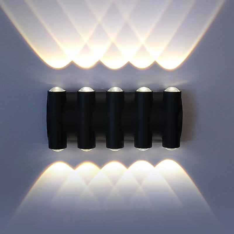 Modern Aluminum Telescope Waterproof Garden LED Outdoor Light Wall Sconce Lamp