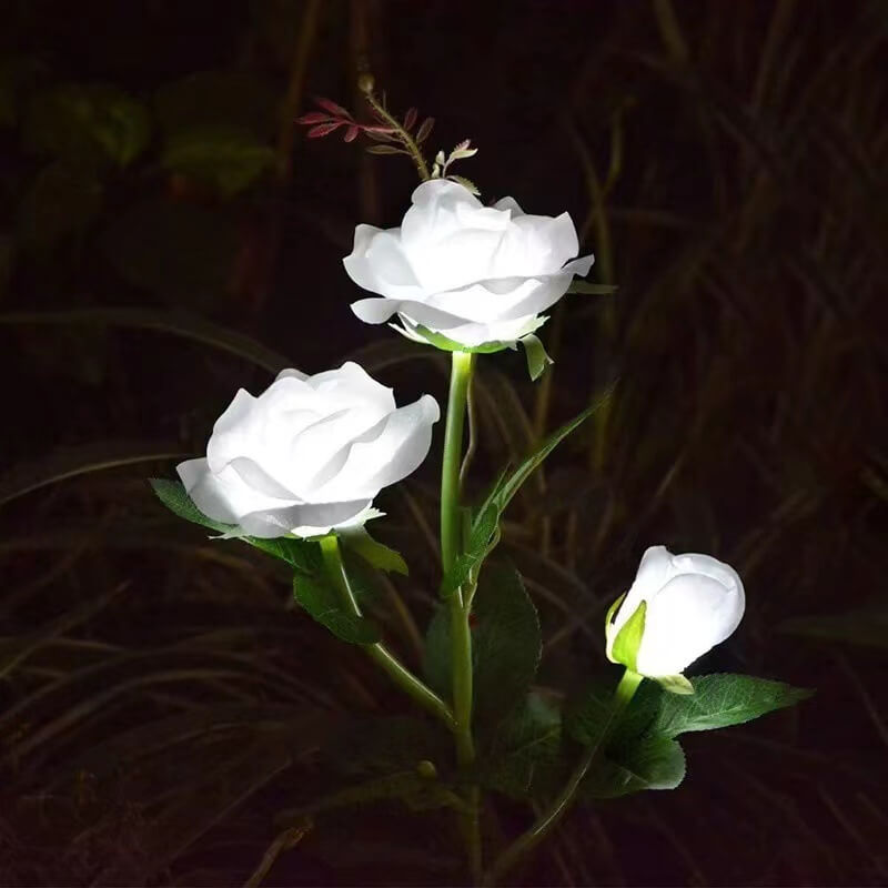 Moderne Blumen-Solar-Rasen-LED-Garten-Boden-Einsatz-Landschaftslicht im Freien 