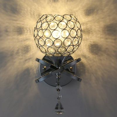 Creative Minimalist Crystal 1-Light Wall Sconce Lamp