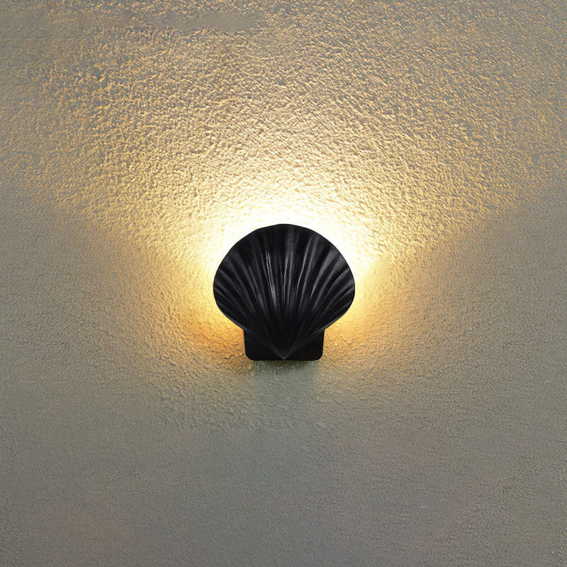 Moderne kreative Schalendesign-Aluminium-LED-wasserdichte Wandleuchte 