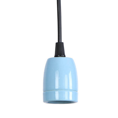 Modern Minimalist Industrial Colorful Solid Color Ceramic 1-Light Pendant Light