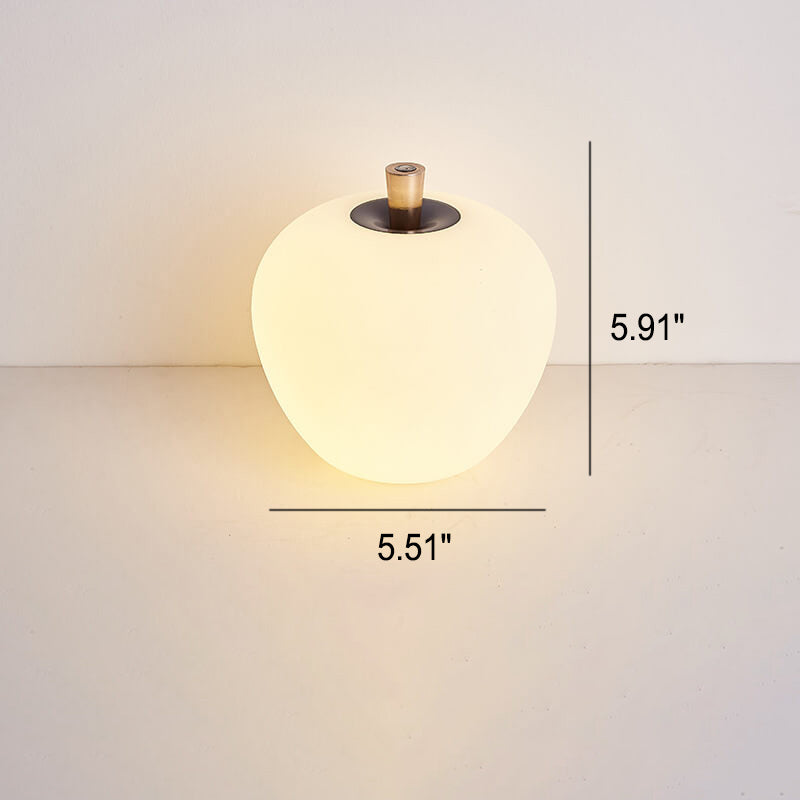 Nordic Creative Mushroom Solid Wood Acrylic LED Touch Table Lamp