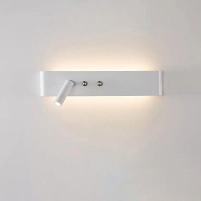 Modern Minimalist Rectangular Aluminum Iron LED Wall Sconce Lamp