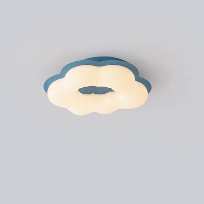 Modern Minimalist Colorful Clouds PE LED Flush Mount Ceiling Light