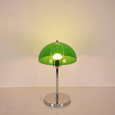 Nordic Vintage Clear Dome Acrylic LED USB Table Lamp