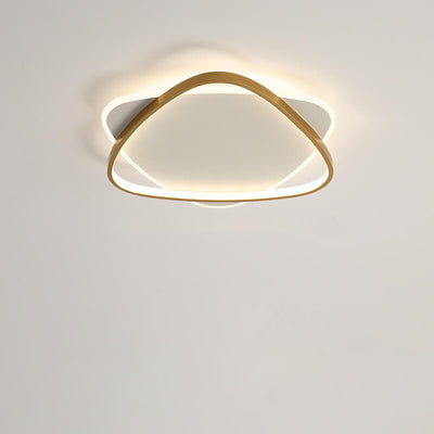Luz de montaje empotrado LED de acrílico de hierro con triángulo creativo minimalista moderno 
