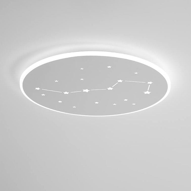 Modern Creative Dipper Round LED Flush Mount Ceiling Light