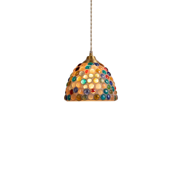 Nordic Vintage Colorful Shell 1-Licht Pendelleuchte 