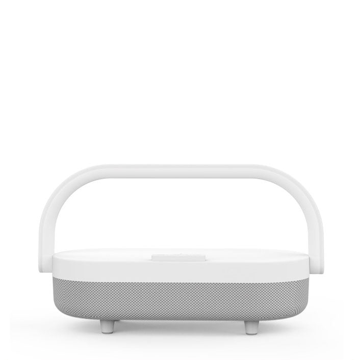 Moderne minimalistische kabellose Induktions-Bluetooth-Lade-USB-LED-Tischlampe für das Schlafzimmer 