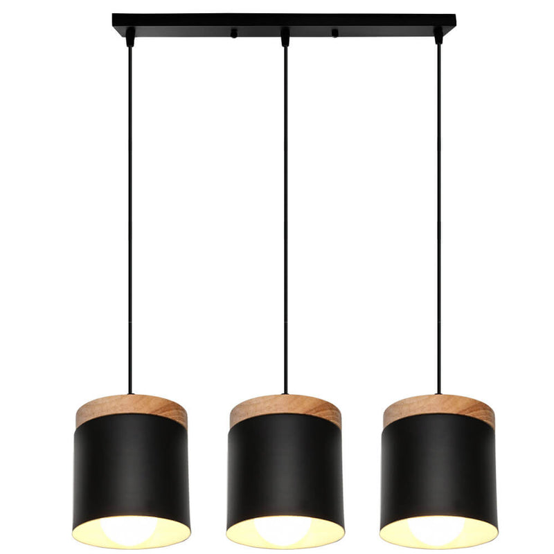 Modern Solid Color 1/3-Light Iron Pendant Light