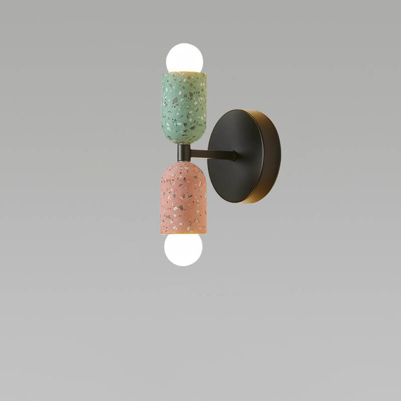 Nordisches modernes Marmor-Wanduhr-Design 1-Licht-Wandleuchte 