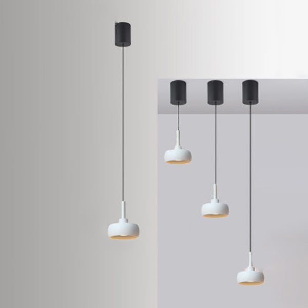 Nordic Minimalist Dome Aluminium LED einziehbare Pendelleuchte