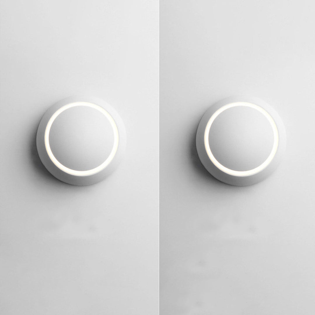 Lámpara de Aplique de Pared LED Esmerilada Redonda Minimalista Moderna 