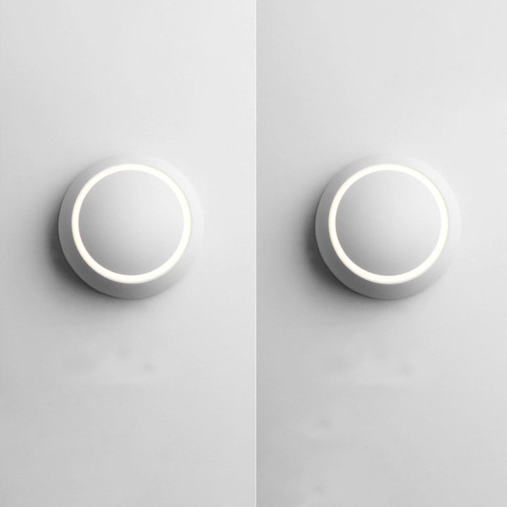 Lámpara de Aplique de Pared LED Esmerilada Redonda Minimalista Moderna 