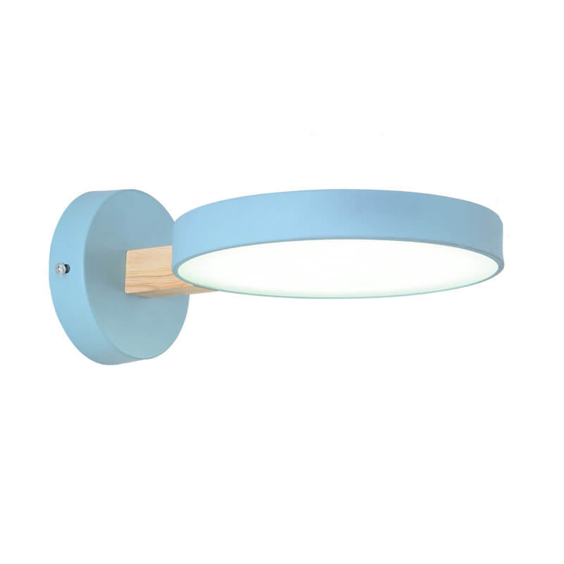 Lámpara de pared LED Nordic Creative Round Macaron Color 