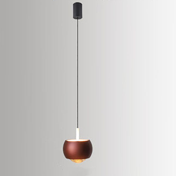 Nordic Light Luxury Round LED Liftable Pendant Light
