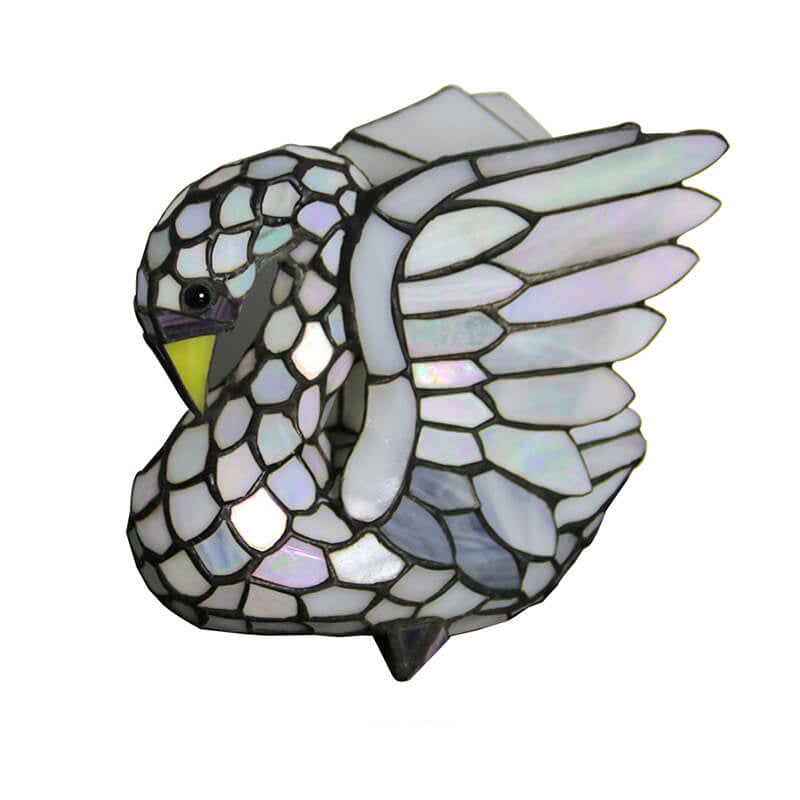 Tiffany Kreative Tier Buntglas 1-Licht Dekorative Tischlampe 
