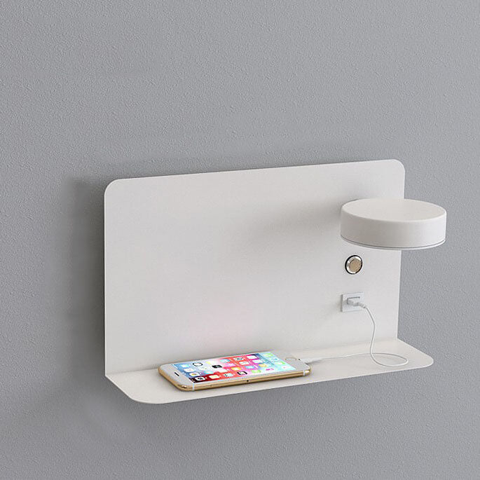 Moderne Eisen Quadrat LED USB Wiederaufladbare Wandleuchte 