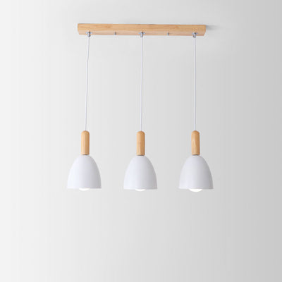 Nordic Minimalist Macaron Solid Color 1/3-Light Chandelier